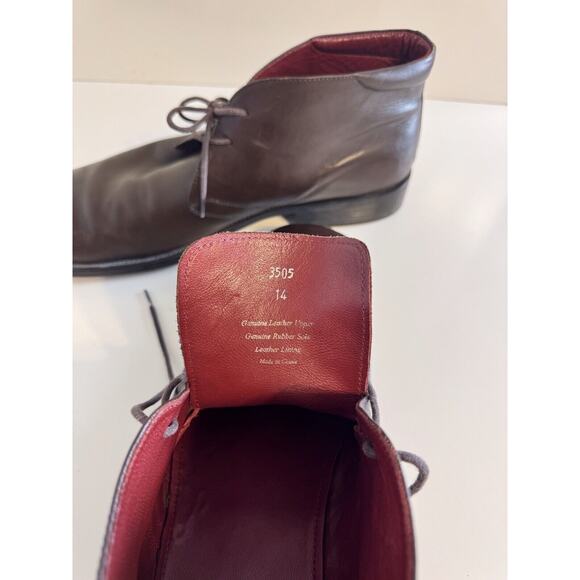 Bachrach Brown Genuine Leather Boots, Size 14, 48-05 - Picture 14 of 16